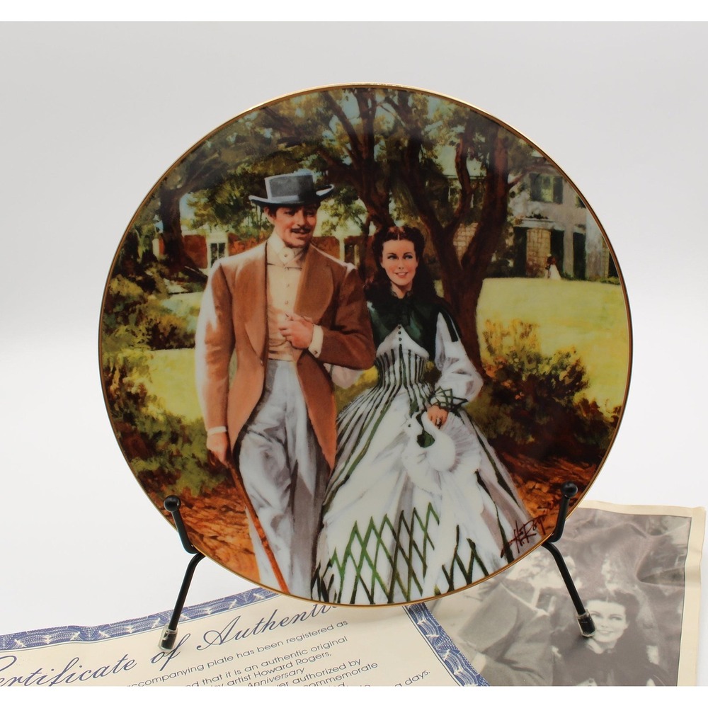 W.L. George Fine China "Home to Tara" H. Rogers Golden Anniversary Series w/COA
